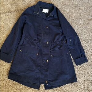 a new day Dark Blue Utility Jacket